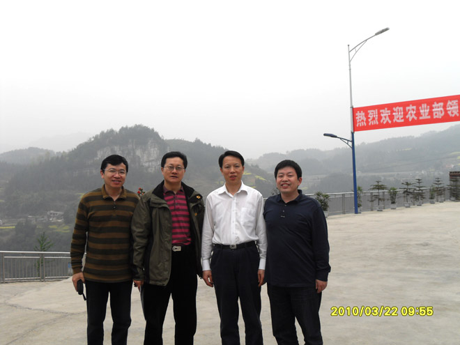 農業農村部張天佐總師、陳章全司長到重慶69指導工作